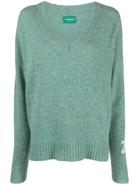 Zadig&Voltaire Rosy cashmere-blend jumper - Green - zdjęcie produktu nr 1