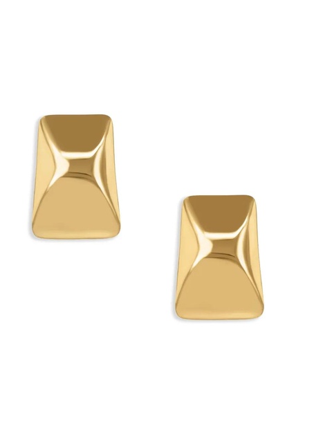 ANINE BING curved rectangle earrings - Gold - zdjęcie produktu nr 2