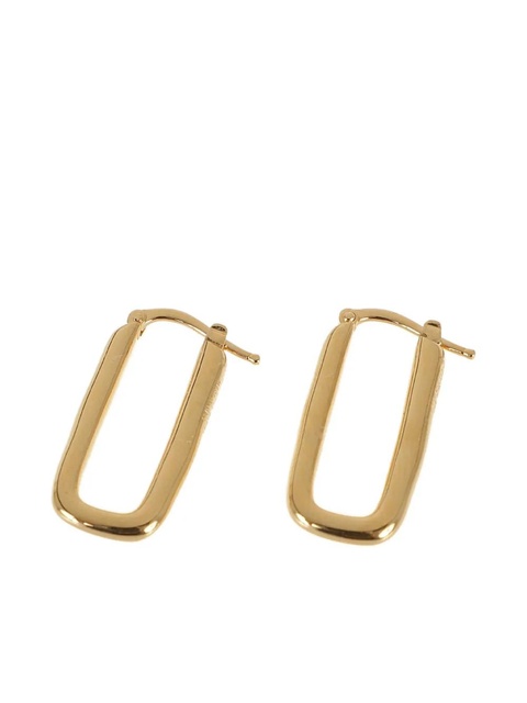 Jil Sander rectangular earrings - Gold - zdjęcie produktu nr 1
