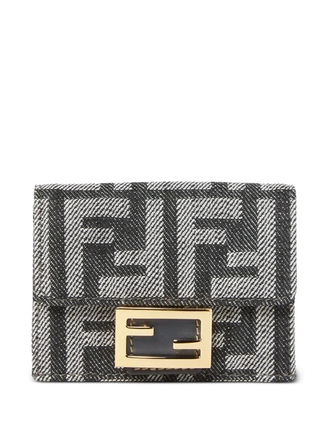 FENDI Baguette Micro tri-fold wallet - Grey - zdjęcie produktu nr 1