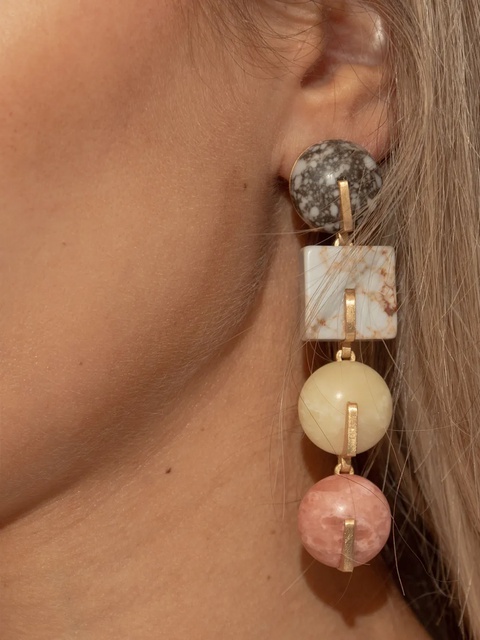 Cult Gaia Laguna stone-gold earrings - zdjęcie produktu nr 2