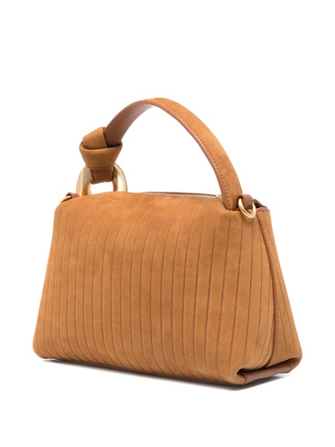 JW Anderson small suede tote bag - Neutrals - zdjęcie produktu nr 2