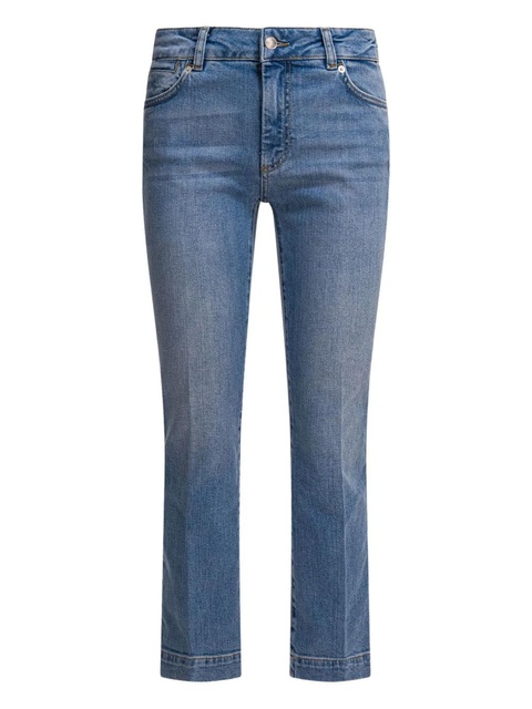 Sportmax logo-patch jeans - Blue - zdjęcie produktu nr 2
