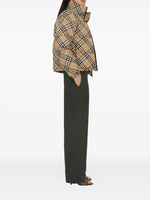 Burberry Vintage Check-pattern puffer jacket - Neutrals - zdjęcie produktu nr 2