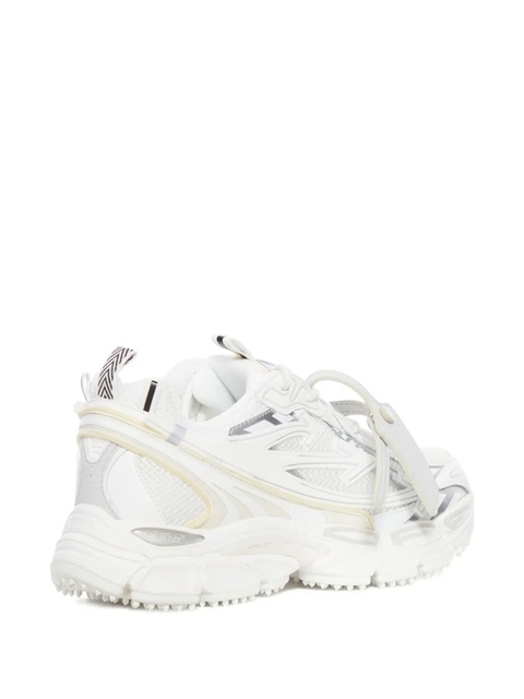 Off-White leather-tag lace-up sneakers - zdjęcie produktu nr 2
