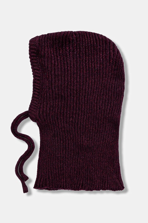 Answear.LAB kominiarka z wełną merino kolor bordowy - zdjęcie produktu nr 2