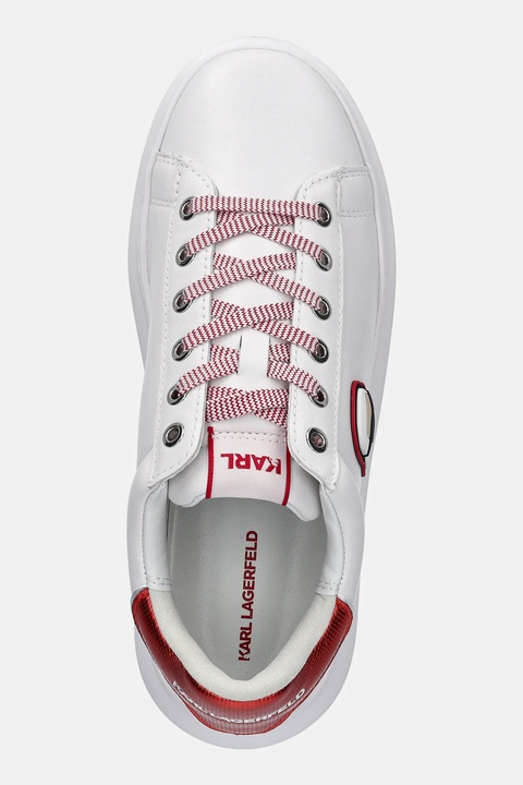 Karl Lagerfeld sneakersy skórzane KAPRI NFT kolor biały KL62531N - zdjęcie produktu nr 2