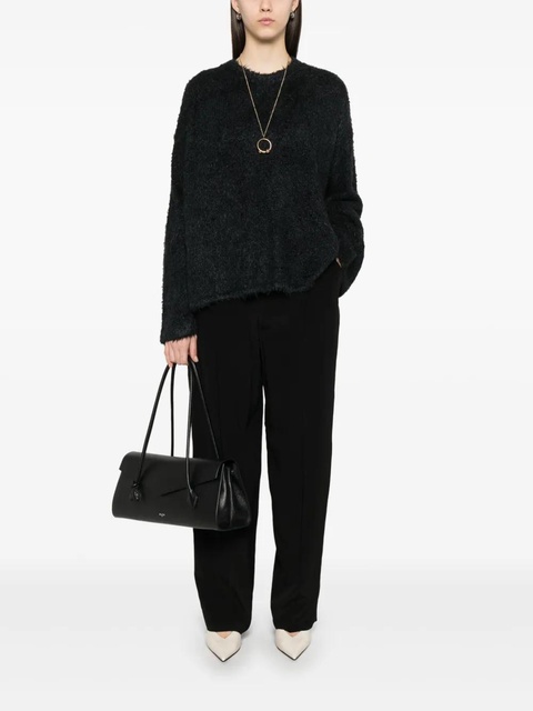 TOTEME pleated straight-leg trousers - Black - zdjęcie produktu nr 2