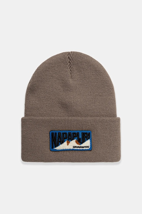 Napapijri czapka F-Montepiana kolor zielony NP0A88T6N1T1 - zdjęcie produktu nr 1