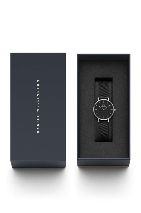 Daniel Wellington zegarek Petite 28 Ashfield damski kolor czarny - zdjęcie produktu nr 2