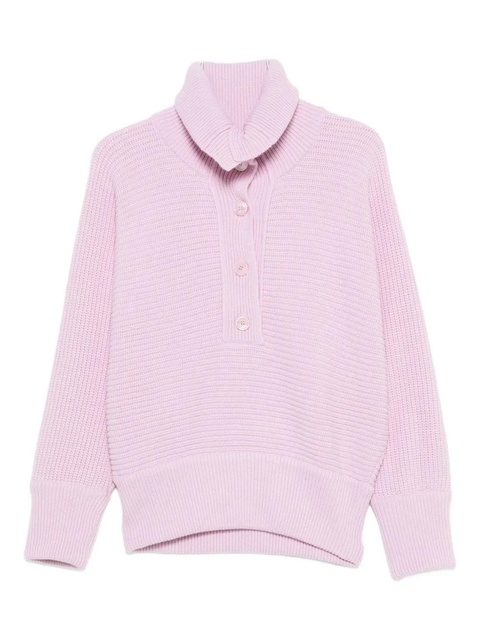 Magda Butrym high-neck button-placket jumper - Pink - zdjęcie produktu nr 1