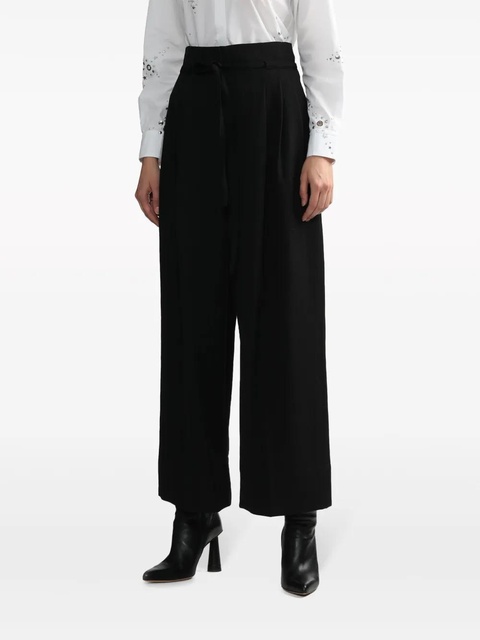 3.1 Phillip Lim high-waisted straight-leg trousers - Black - zdjęcie produktu nr 1