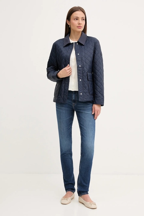 Tommy Hilfiger kurtka kolor granatowy przejściowa WW0WW45641 - zdjęcie produktu nr 2