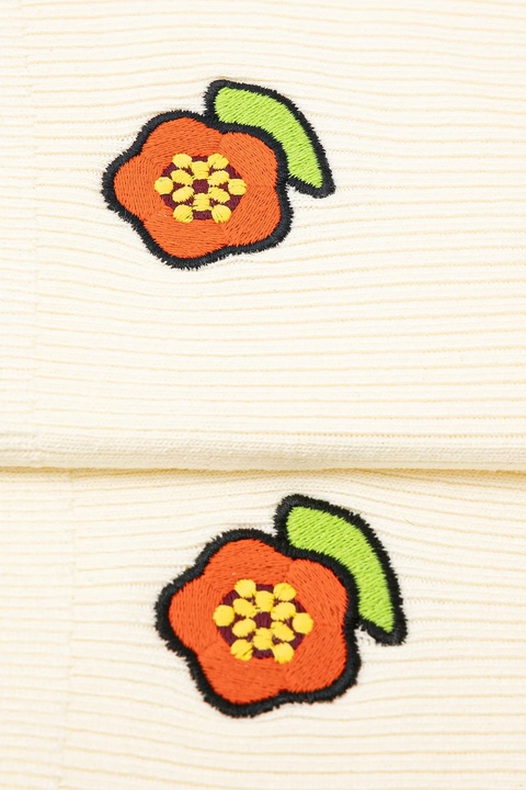 Kenzo skarpetki kolor beżowy FF58SU193KSE.02 - zdjęcie produktu nr 2