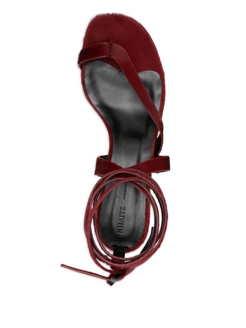 KHAITE 35mm Aimee heeled sandals - Red - zdjęcie produktu nr 2
