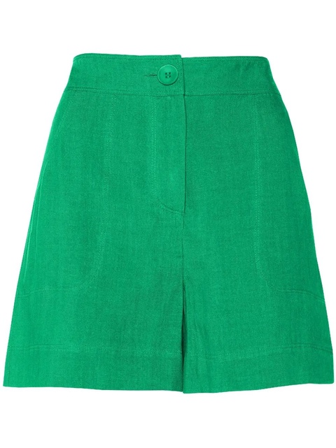 ERES Correct linen shorts - Green - zdjęcie produktu nr 1