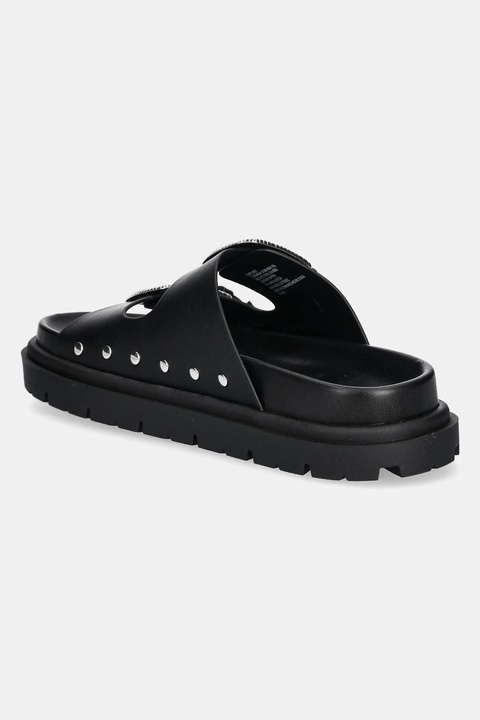 Steve Madden klapki skórzane Outcast damskie kolor czarny SM11003703 - zdjęcie produktu nr 2