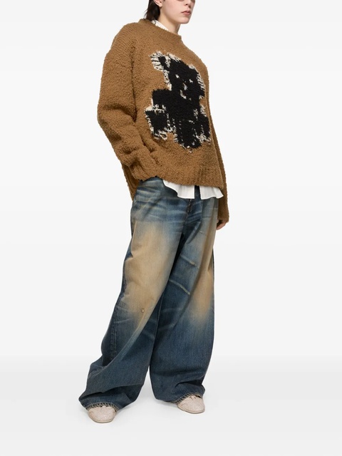 Acne Studios teddy-bear long-sleeve sweater - Brown - zdjęcie produktu nr 1