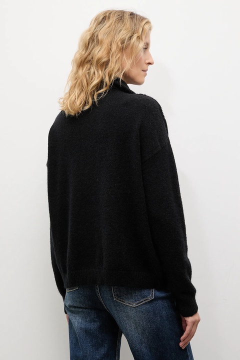 Answear.LAB sweter z kaszmirem kolor czarny z golfem - zdjęcie produktu nr 2