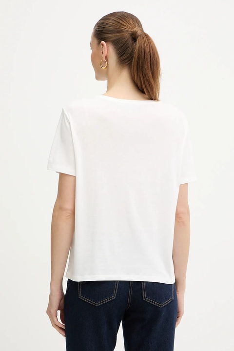 Morgan t-shirt damski kolor beżowy DPEAK - zdjęcie produktu nr 2