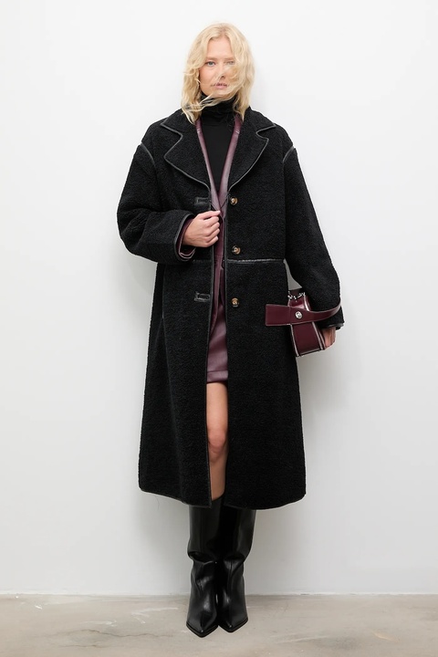 Answear.LAB płaszcz kolor czarny - zdjęcie produktu nr 2