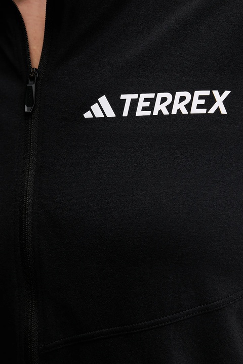 adidas TERREX longsleeve sportowy Multi Half-Zip kolor czarny z półgolfem JF4185 - zdjęcie produktu nr 2