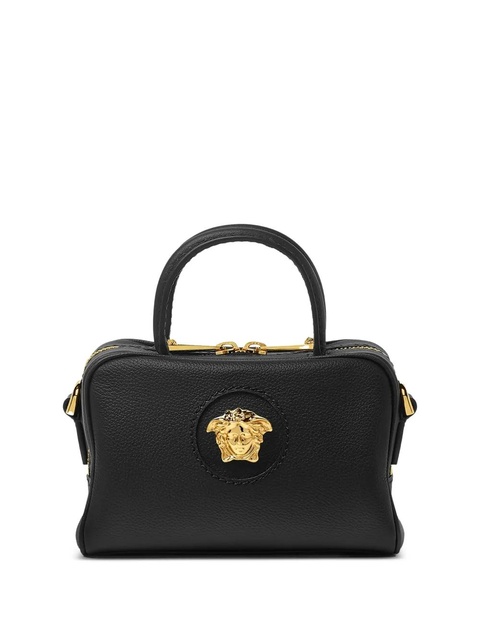 Versace La Medusa leather mini tote bag - Black - zdjęcie produktu nr 1