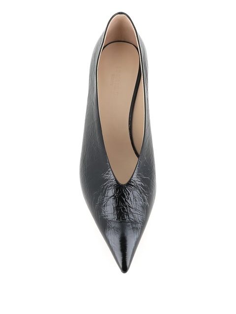 Le Monde Beryl pointed-toe leather pumps - Black - zdjęcie produktu nr 1