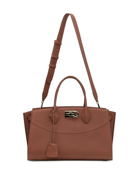 Ferragamo Ferragamo Studio leather tote bag - Brown - zdjęcie produktu nr 2