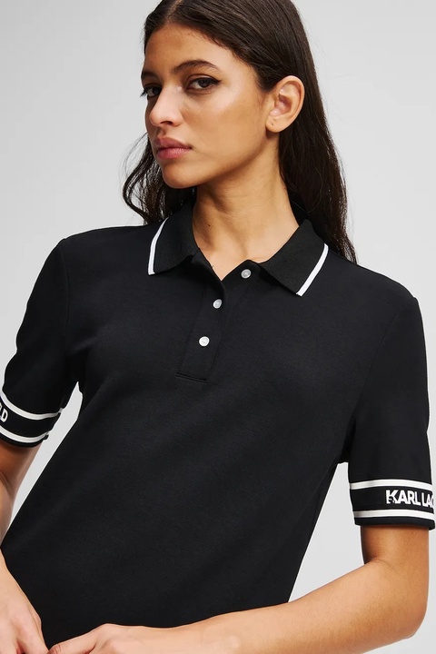 Karl Lagerfeld sukienka kolor czarny mini prosta A3W13003 - zdjęcie produktu nr 1