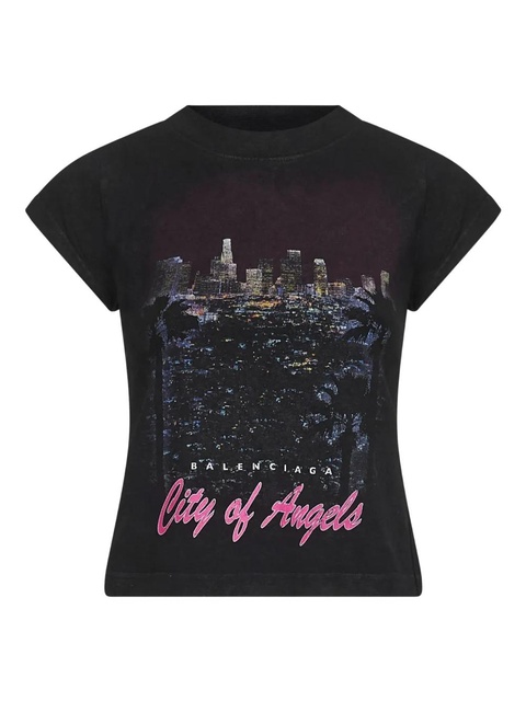 Balenciaga City of Angels T-shirt - Blue - zdjęcie produktu nr 1