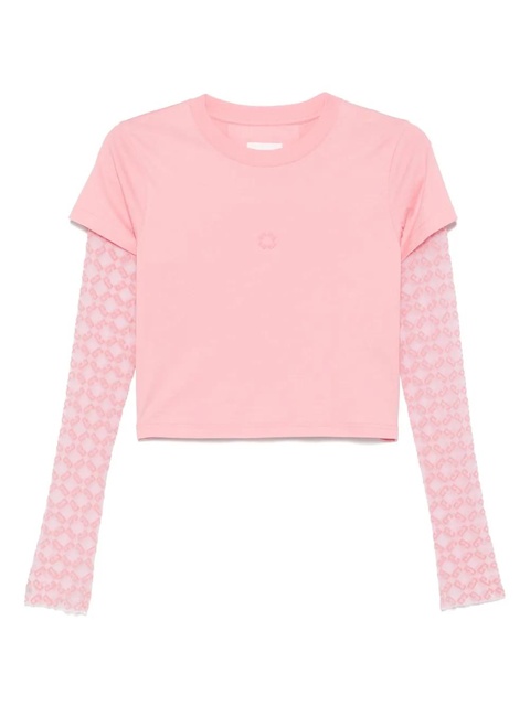 Givenchy monogram 72 jacquard T-shirt - Pink - zdjęcie produktu nr 1