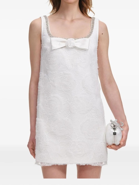 Self-Portrait tulle dress - White - zdjęcie produktu nr 1