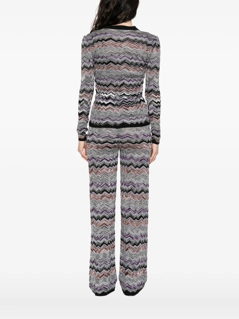 Missoni chevron-knit cardigan - Black - zdjęcie produktu nr 2