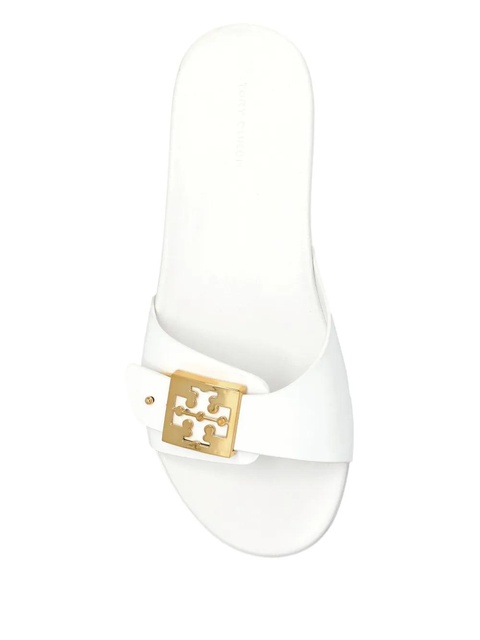 Tory Burch buckle slides - White - zdjęcie produktu nr 2