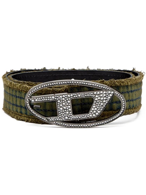 Diesel B-1dr rhinestone belt - Green - zdjęcie produktu nr 1