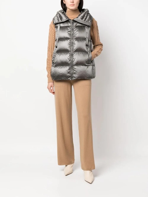 Max Mara hooded padded gilet - Grey - zdjęcie produktu nr 1