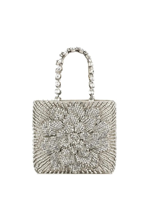 Aquazzura Luxury Square tote bag - Silver - zdjęcie produktu nr 1