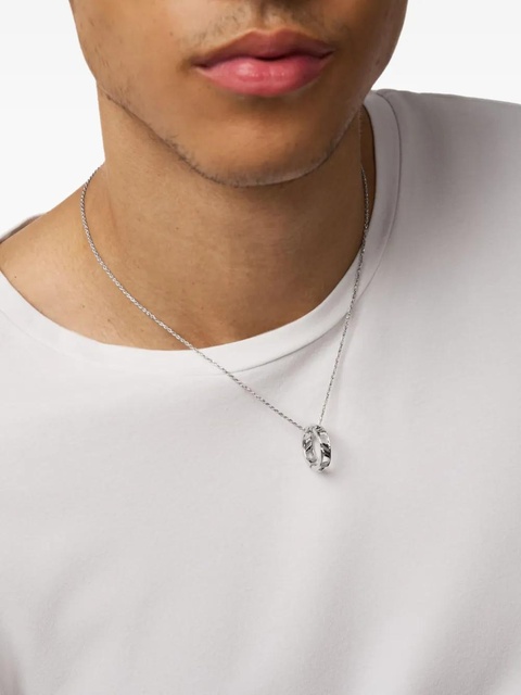 Diesel double d link necklace - Silver - zdjęcie produktu nr 2
