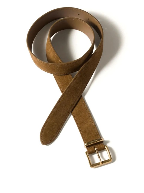 Miu Miu suede belt - Green - zdjęcie produktu nr 2