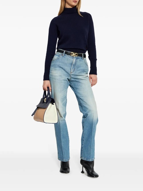Victoria Beckham high-rise straight-leg jeans - Blue - zdjęcie produktu nr 1