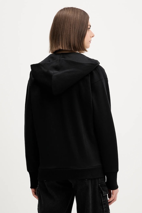 adidas bluza All SZN damska kolor czarny z kapturem gładka IX3809 - zdjęcie produktu nr 2