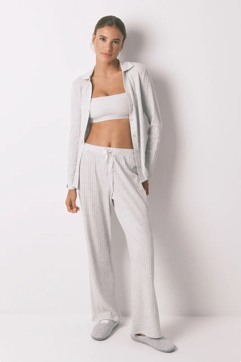 women'secret piżama damska kolor szary 4752530 - zdjęcie produktu nr 1