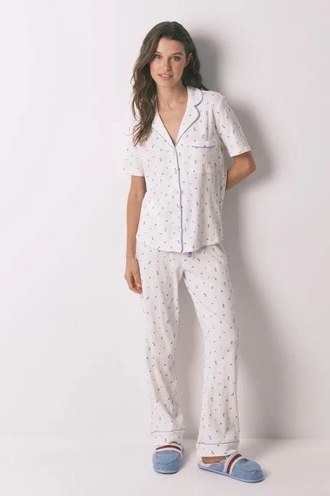 women'secret piżama damska kolor beżowy bawełniana 3132138 - zdjęcie produktu nr 1