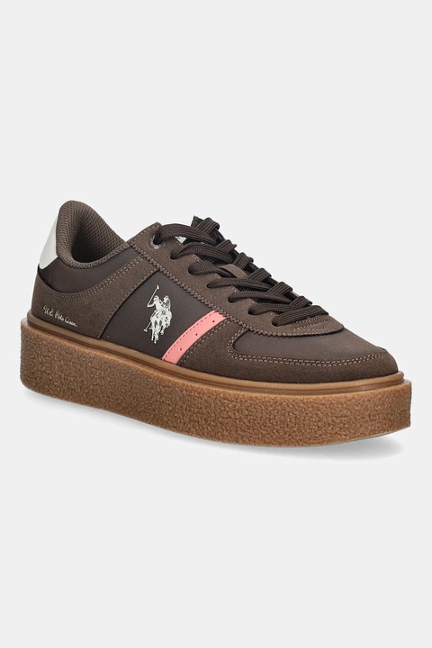 U.S. Polo Assn. sneakersy JODY001 damskie kolor brązowy JODY001W/ENU1 - zdjęcie produktu nr 1