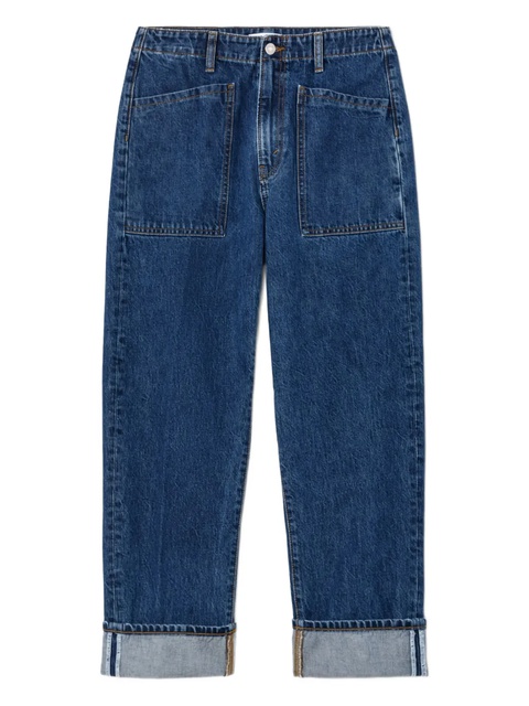 RE/DONE Bender double-pocket cuffed jeans - Blue - zdjęcie produktu nr 2