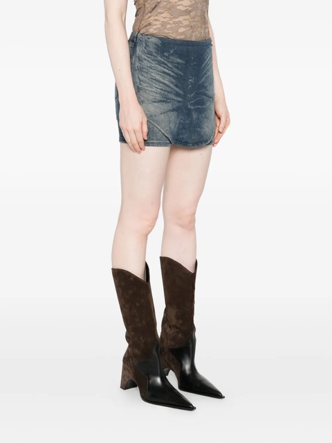 Diesel acid-wash denim shorts - Blue - zdjęcie produktu nr 2