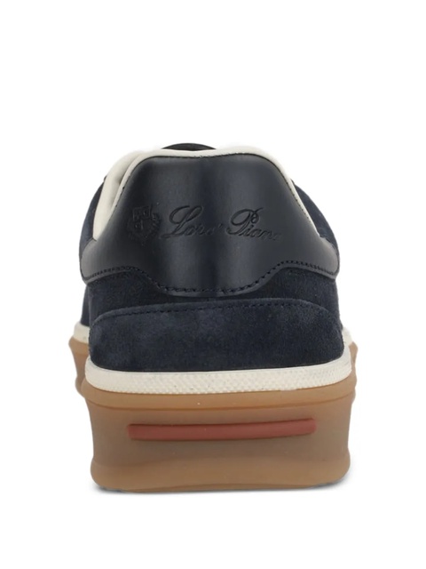 Loro Piana Tennis Walk suede sneakers - Blue - zdjęcie produktu nr 1