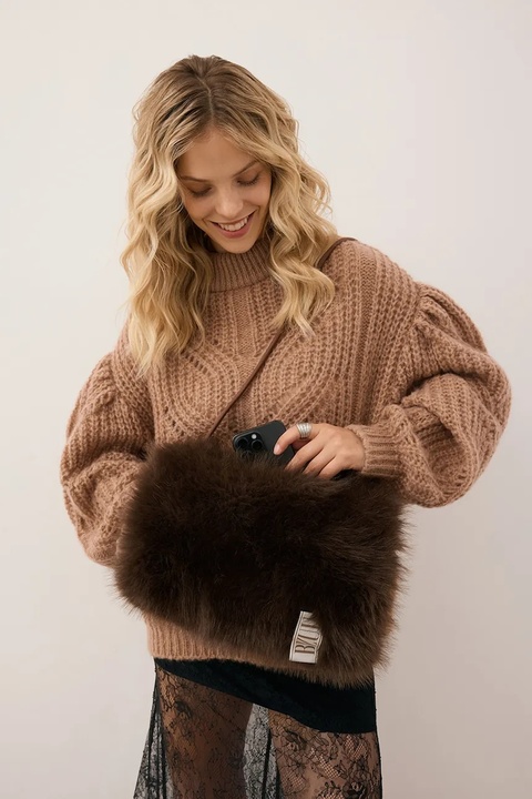 Bizuu torebka MUFFIE kolor brązowy MUFFIE BRĄZOWY - zdjęcie produktu nr 1