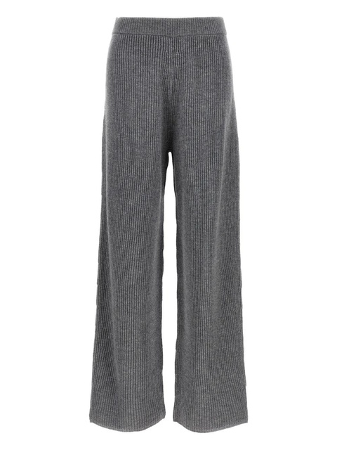 Sportmax ribbed straight trousers - Grey - zdjęcie produktu nr 1
